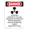 Signmission OSHA Danger Sign, Attention Patients, 10in X 7in Decal, 7" W, 10" L, Portrait, Attention Patients OS-DS-D-710-V-2464 - alternate 1